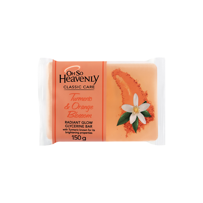 Tumeric & Orange Blossom Glycerine Bar 150g