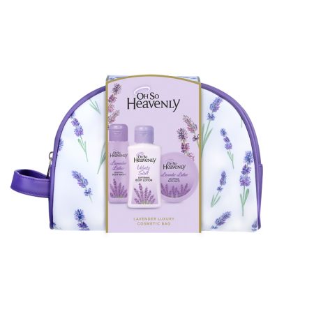 Lavender Luxury Lavender Cosmetic Bag