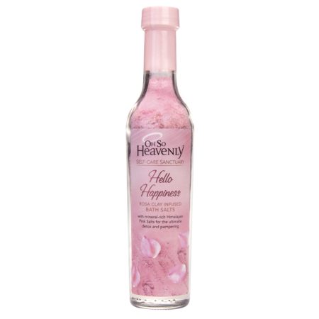 Self-Care Sanctuary Hello Happiness Rosa Clay Infused Bath Salts